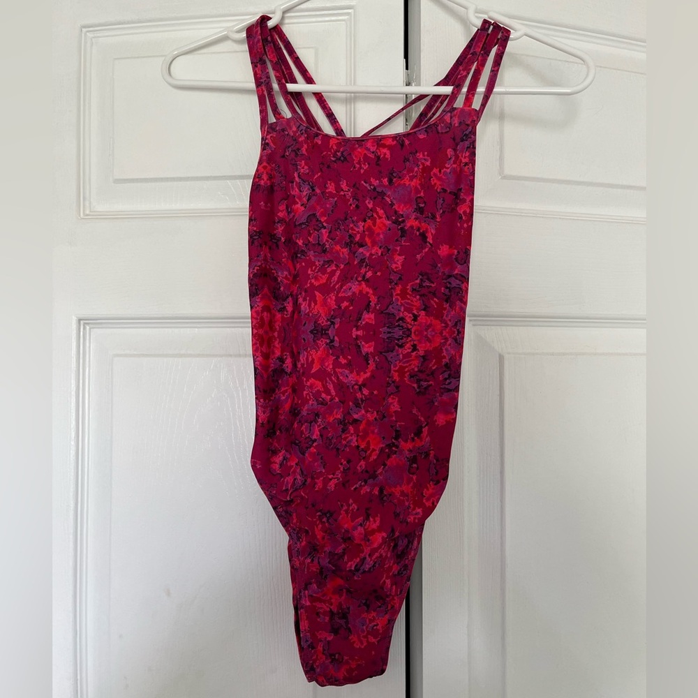 Jolyn Clothing Floral One Piece - Red and Pink
